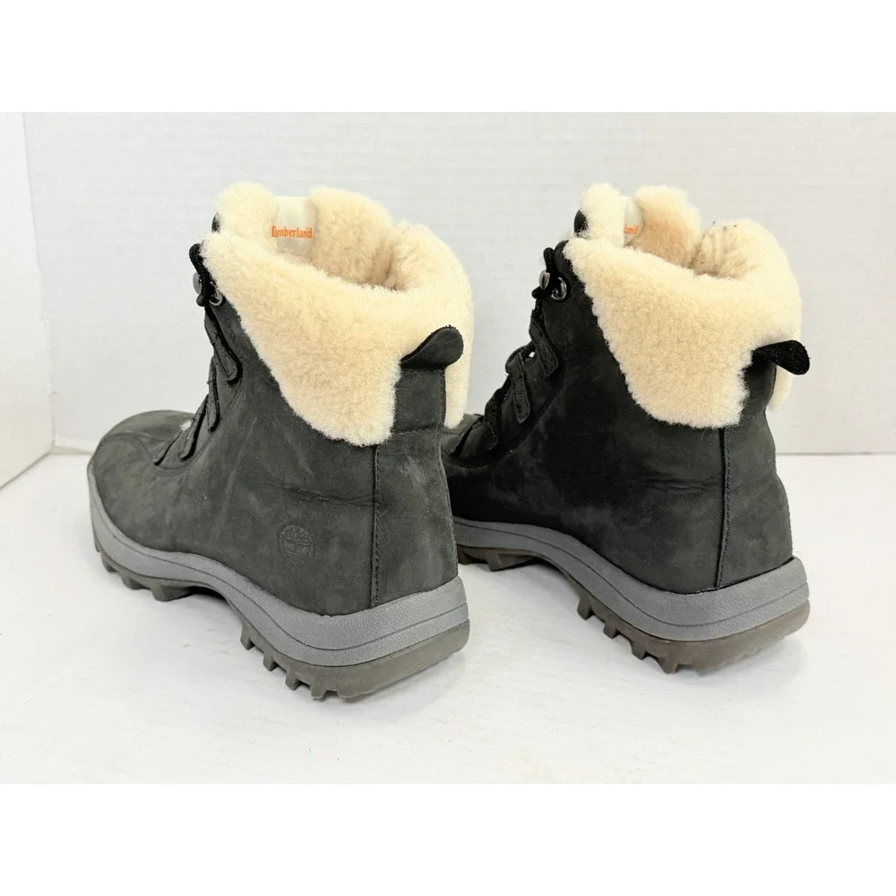 Timberland Canard Resort Women's 8.5M Black‎ Shearling Winter Hiking Boots